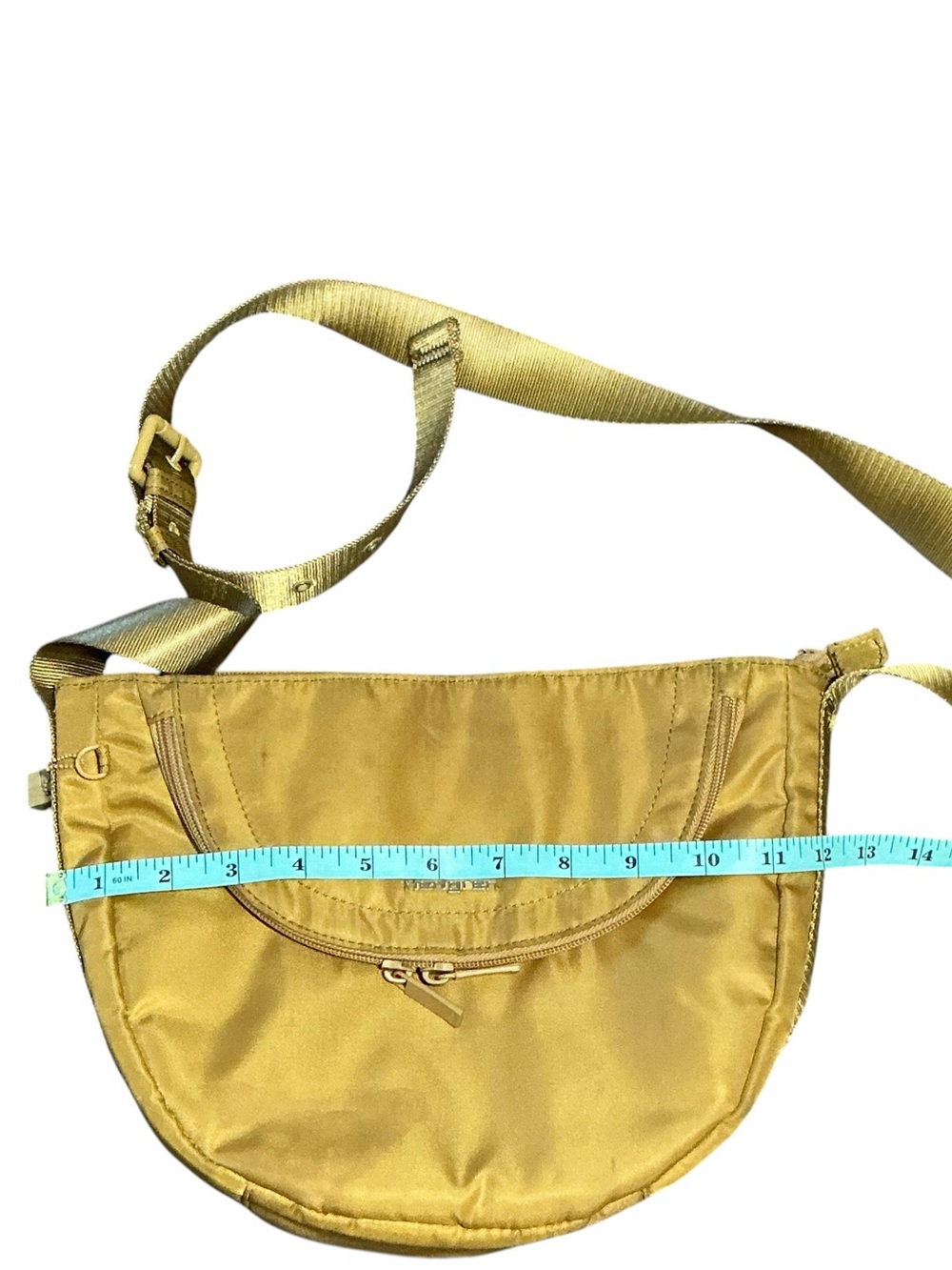 Hedgren Mustard Crossbody Bag - Sleek Everyday Bag - Picture 12 of 14